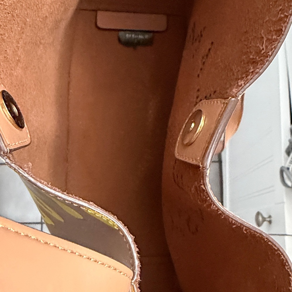 Stella McCartney Tan Tote with Yellow Graphics - Picture 10 of 10